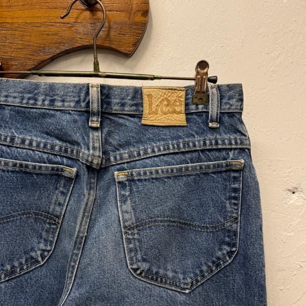 29) Lee Mid Blue Straight Denim pants 4