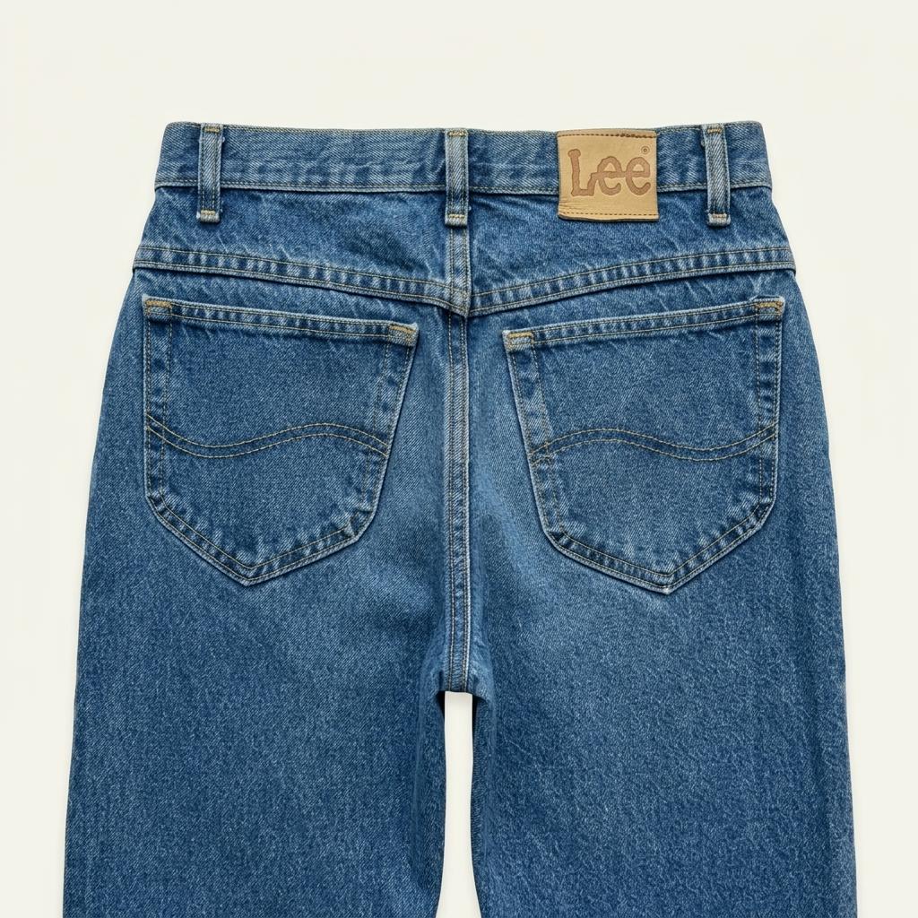 29) Lee Mid Blue Straight Denim pants 1