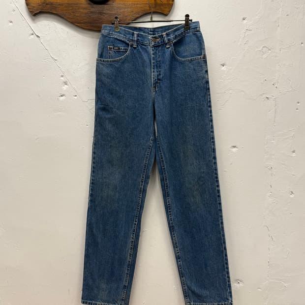 29.5) Lee Mid Blue Straight Denim pants 6