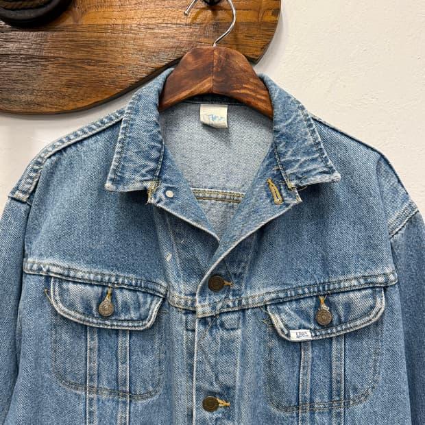 55) USA LEE Denim Trucker Jacket 3