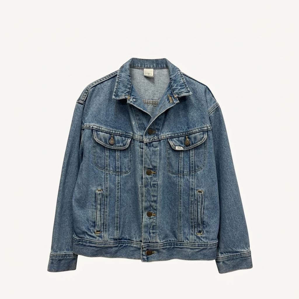 55) USA LEE Denim Trucker Jacket 1