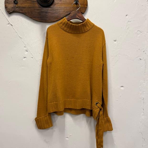 55) BEAMS HEART Side-Tie Knit Sweater 2