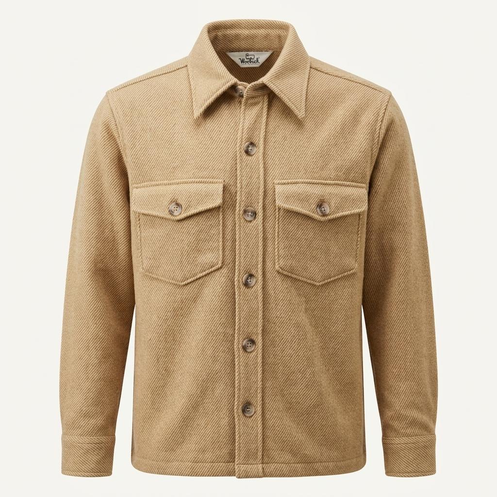 Woolrich Wool-Cotton Shirt Jacket 1