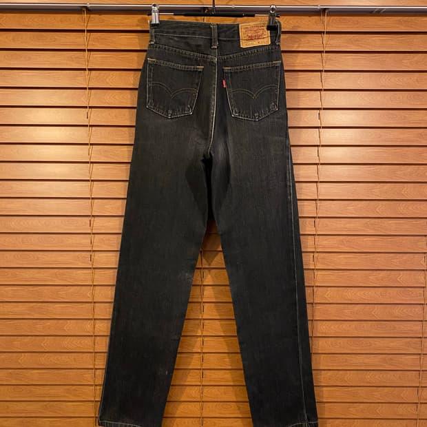 90s JAPAN 빈티지 리바이스 515 흑청 (22.5inch) 3