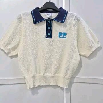프라이(frei) 23ss 심볼 크롭 반팔 니트 3