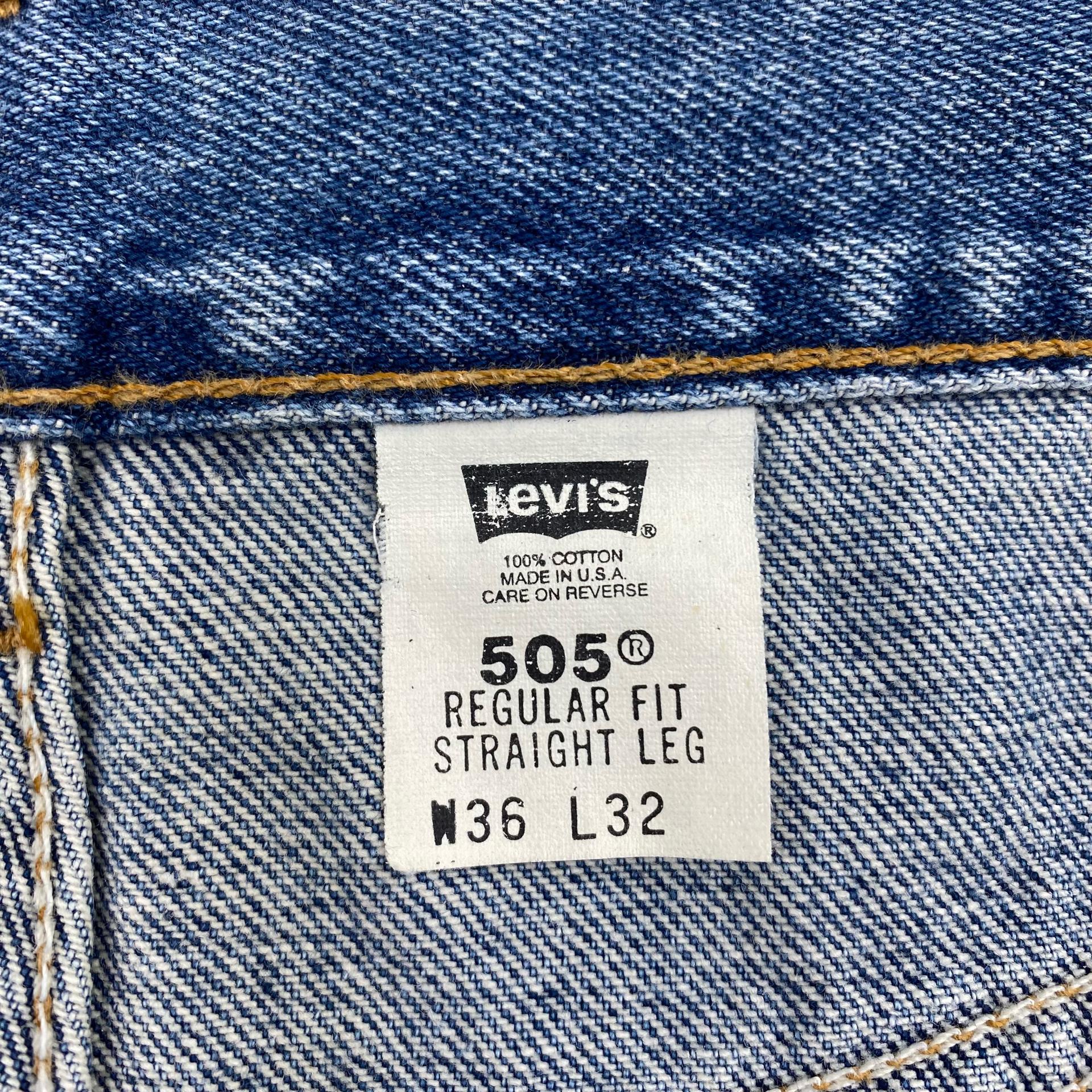 90s 리바이스 USA og 505 청바지 (34) 11