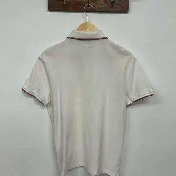 [L] 몽클레어 로고 패치 화이트 pk 반팔 카라티 폴로 셔츠 3