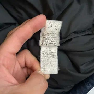 [M] 노스페이스 700눕시 다운 패딩 베스트 네이비 조끼 6