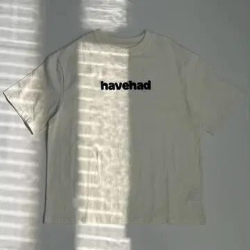 [1] havehad 해브헤드 시그니처 화이트 반팔 티셔츠 2