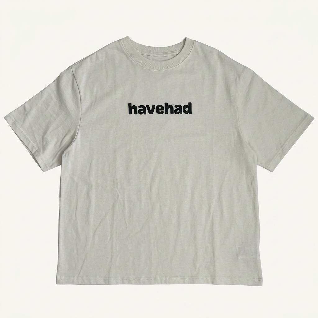 [1] havehad 해브헤드 시그니처 화이트 반팔 티셔츠 1