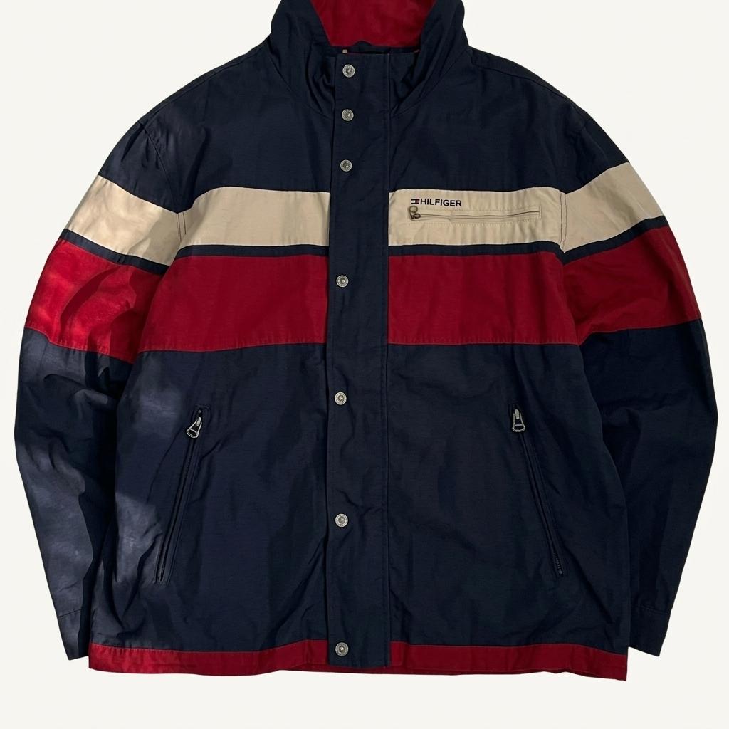 [XXL] 90s 올드 타미힐피거 윈드브레이커 자켓 1