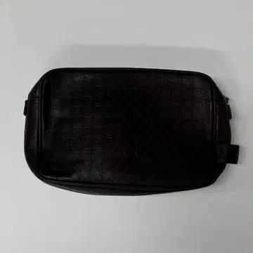 살바토레 페라가모 간치니 모노그램 가죽 클러치 3
