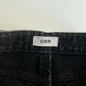 [S]ORR 오르 25년 신형 블랙 와이드 핏 데님 팬츠 4