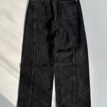 [S]ORR 오르 25년 신형 블랙 와이드 핏 데님 팬츠 3