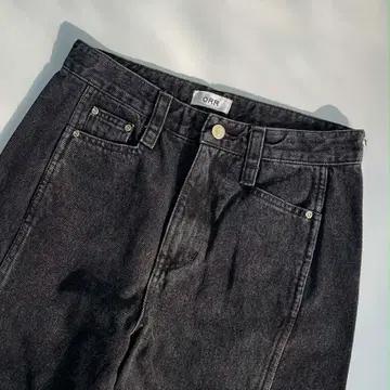 [S]ORR 오르 25년 신형 블랙 와이드 핏 데님 팬츠 5