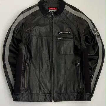 [XL] 후부 vintage lambskin 레이싱 양가죽 자켓 2