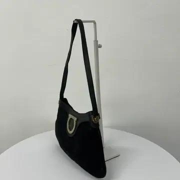 살바토레 페라가모 빅 간치니 스웨이드 가죽 토트백 4