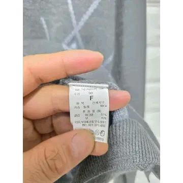 Free 22s 한섬 시스템 아가일 니트 D177 4