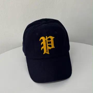 폴로 랄프로렌 울 P 로고 볼캡 모자 2