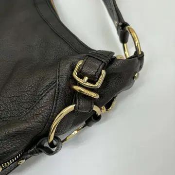 DKNY 스터드 가죽 토트백 숄더 호보백 9