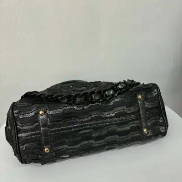 00s 마크제이콥스 빈티지 메탈릭 러플 토트백 투웨이 숄더백 6