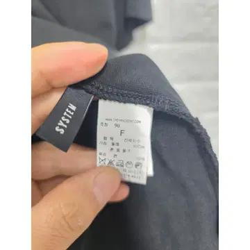 Free 20s 한섬 시스템 오버핏 반팔 티 D186 4