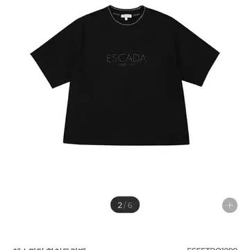 [L] Escada 에스까다 24년 신형 텍스처 우븐 반팔 티셔츠 5