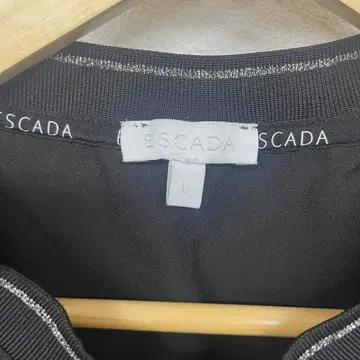 [L] Escada 에스까다 24년 신형 텍스처 우븐 반팔 티셔츠 6