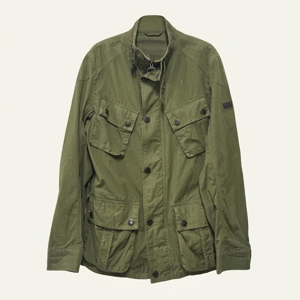M 바버 BarBour 카고 듀크 코튼 자켓 D197 1