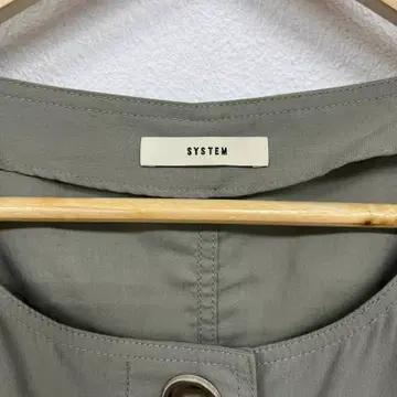 시스템 한섬 20년 신형 퍼프 벌룬 원피스 미디 드레스 6