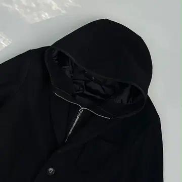 [50] 엠포리오 아르마니 후디드 레이어드 울 코트 8