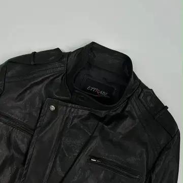 Vintage 비대칭 양가죽 라이더 자켓 7