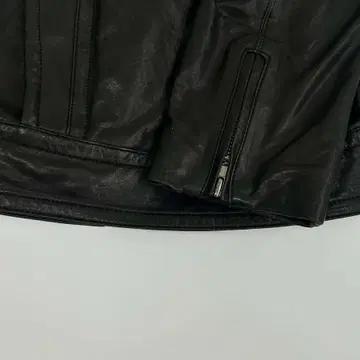 Vintage 비대칭 양가죽 라이더 자켓 8
