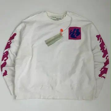 [XL] 오프화이트 20FW 앱스트랙트 화이트 크루넥 스웻셔츠 맨투맨 2