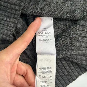 [M] 폴로 랄프로렌 차콜 그레이 케이블 니트 스웨터 6
