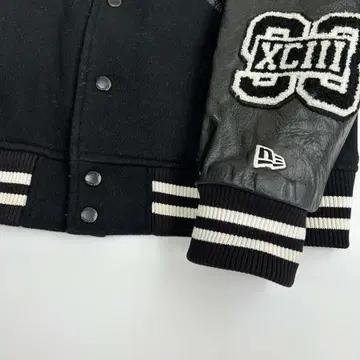 [M] 뉴에라 패치 스타디움 가죽 바시티 자켓 9