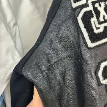 [M] 뉴에라 패치 스타디움 가죽 바시티 자켓 11