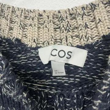 [L] COS 코스 컨트레스트 컬러블록 니트 스웨터 7