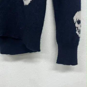 [XS]스컬 캐시미어 매장판 해골 패턴 캐시미어100% 니트 9