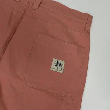 [M] 스투시 00s 더블니 워크 팬츠 더스티 핑크 6
