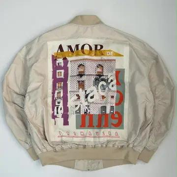 타임 포스트모던 한섬 Amor 바시티 봄버 자켓 MA-1 점퍼 2