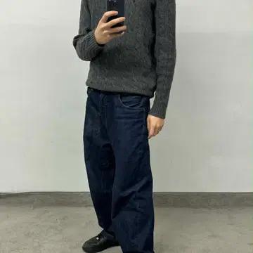 [M] 폴로 랄프로렌 울 캐시미어 차콜 니트 스웨터 2