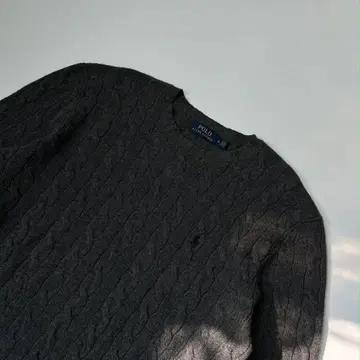 [M] 폴로 랄프로렌 울 캐시미어 차콜 니트 스웨터 5