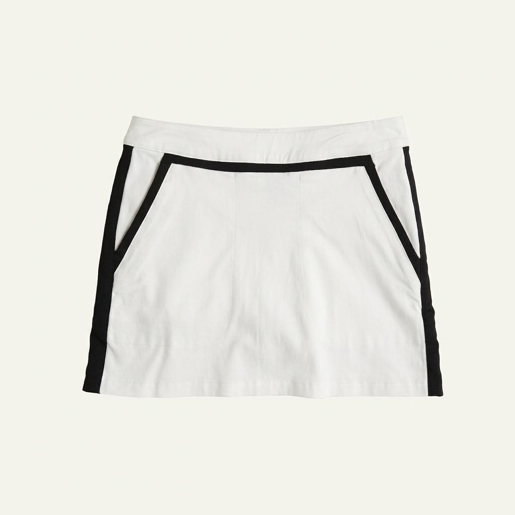 [S] 풋조이 화이트라인 골프 스커트 1