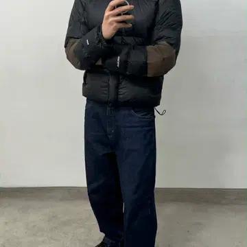 [M] 노스페이스 800필 브라운 다운 후드 푸퍼 패딩 자켓 2