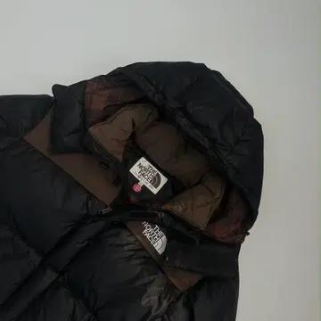 [M] 노스페이스 800필 브라운 다운 후드 푸퍼 패딩 자켓 9