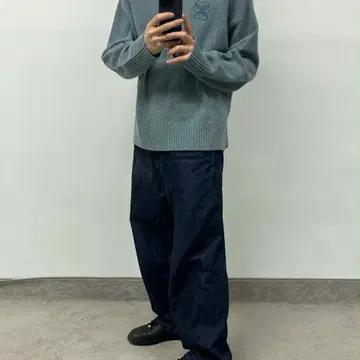 [M] 세터 울 블렌드 폴로 니트 스웨터 2