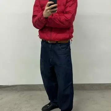 [XL] 노스페이스 버건디 경량 후드 패딩 자켓 2