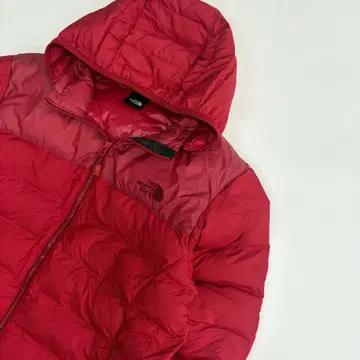 [XL] 노스페이스 버건디 경량 후드 패딩 자켓 7