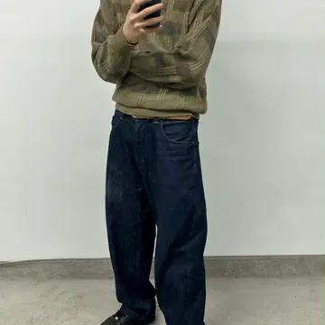 [M] Vulgaris 90s 일본 빈티지 블렌드 니트 스웨터 4